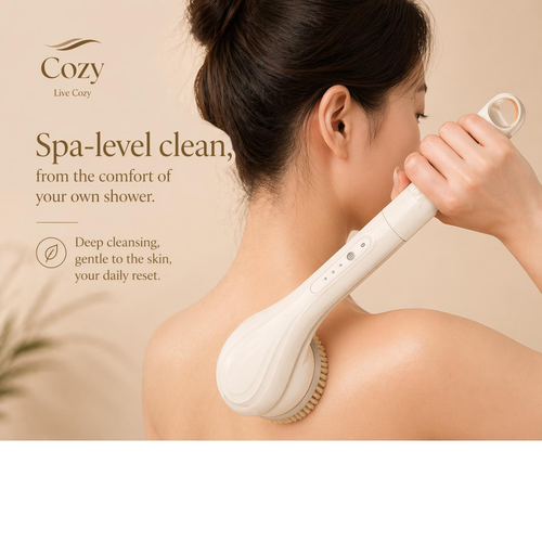 Electric Bath Brushes Body Scrubber Scrubber Brushes Back Long Handle Back Brushes